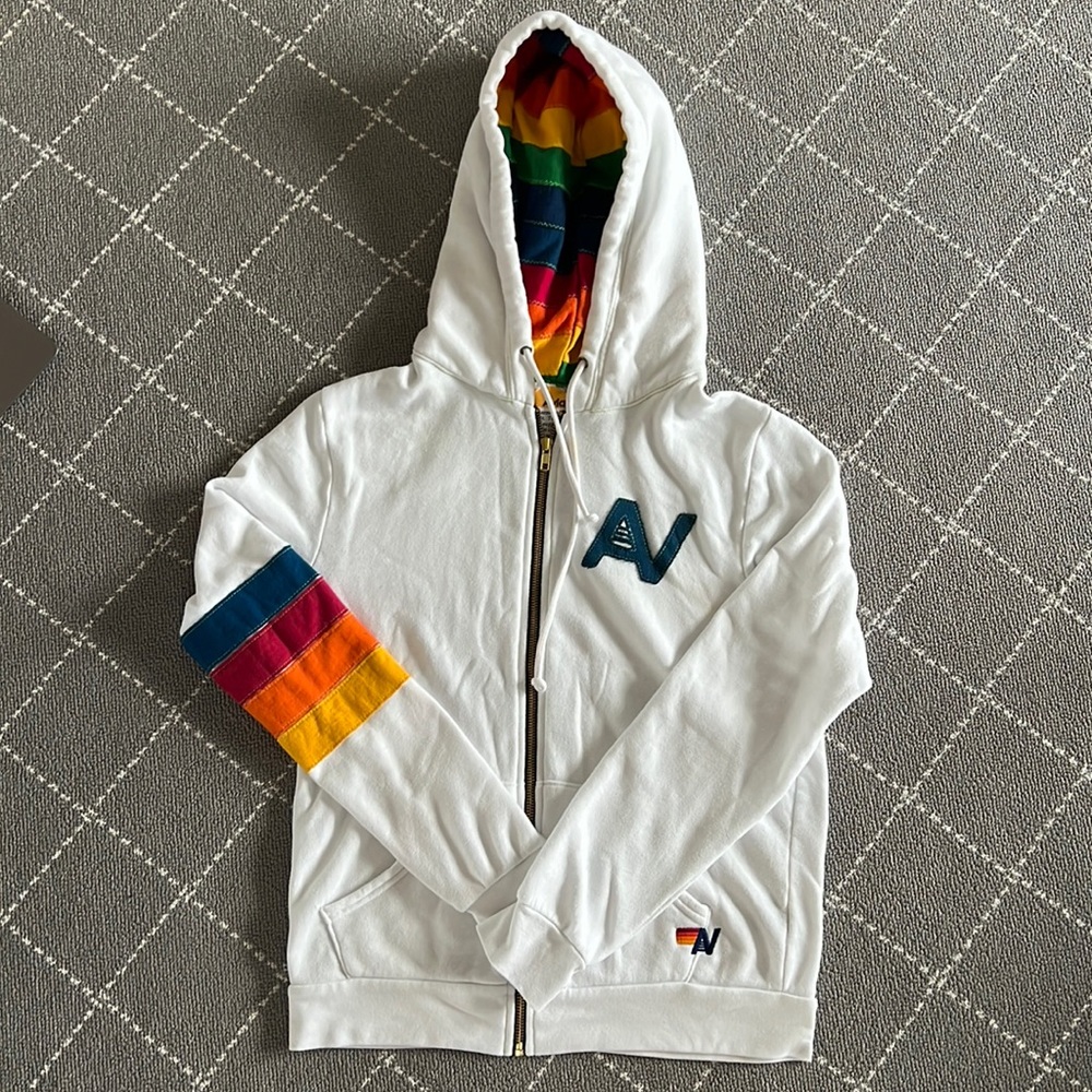 White Aviator Nation Size Medium, Great Condition